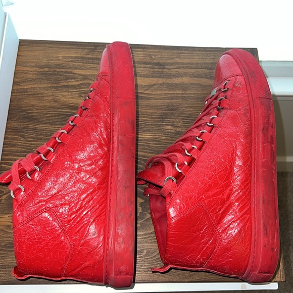 Balenciaga Arena high top size EU 41, color opaque rouge paprika - Picture 8 of 14